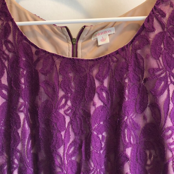 Plum Purple Dress - Picture 2 of 3